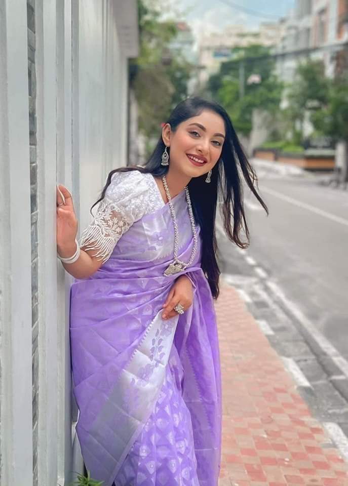 Lavender  Colour Sharee
